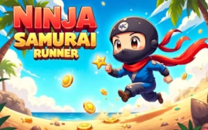 Trò chơi Ninja Samurai Runner – ninja chạy vượt chướng ngại vật