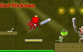 Ảnh bìa game hành động Red Stickman: Fighting Stick từ GamePix