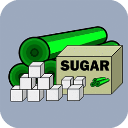 Ảnh bìa game mô phỏng nhà máy đường My Sugar Factory từ GamePix
